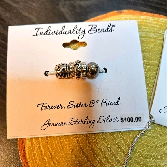 Sterling Silver Individuality Bracelet and Charms - Picture 3 of 4